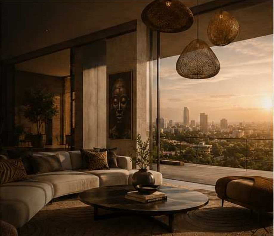 Heritage 100 lounge at sunset