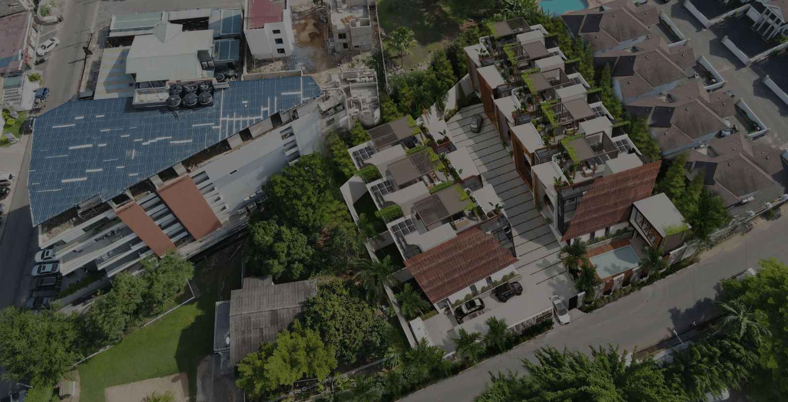 Aerial view of Foster Park