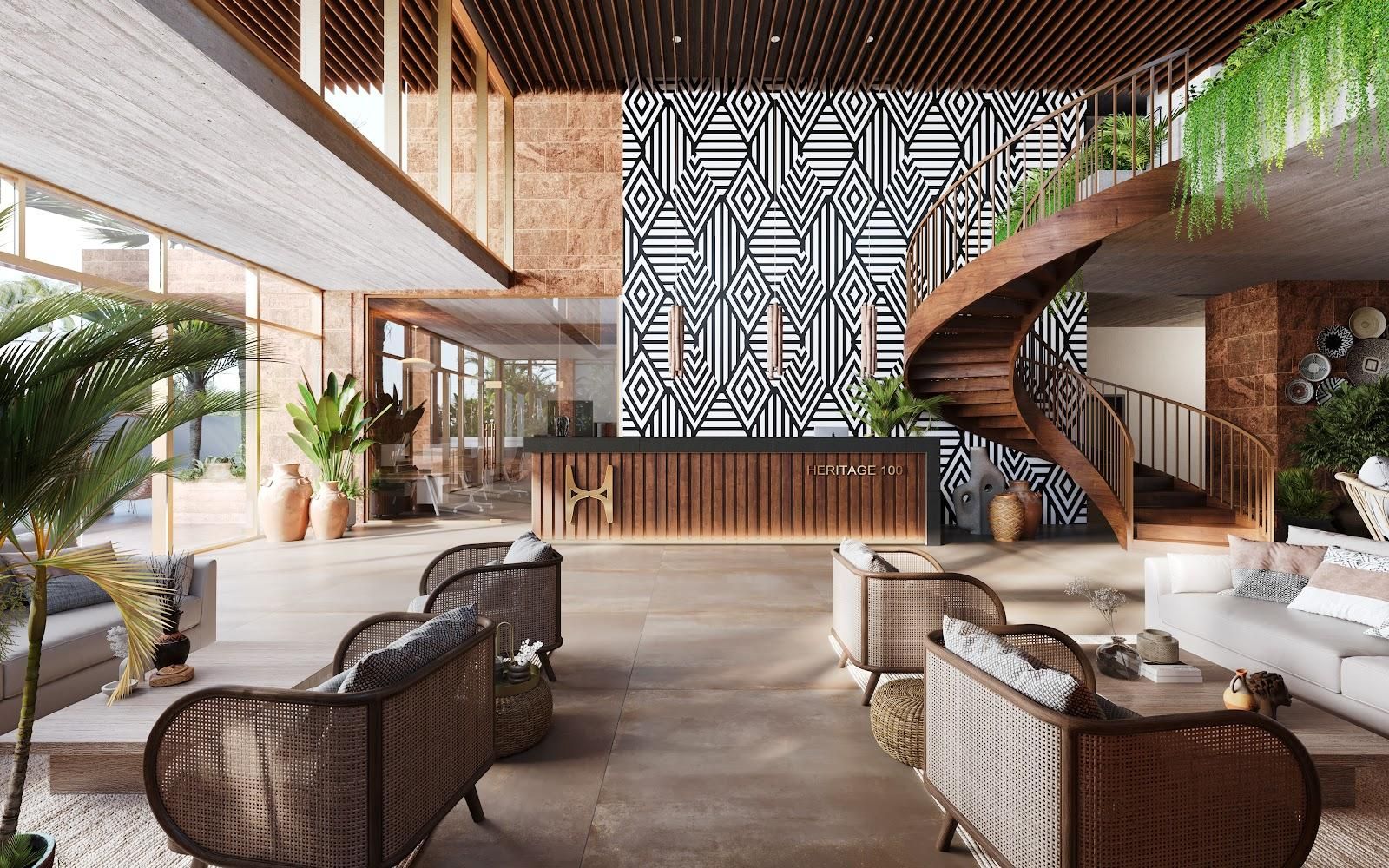 Heritage100 lobby