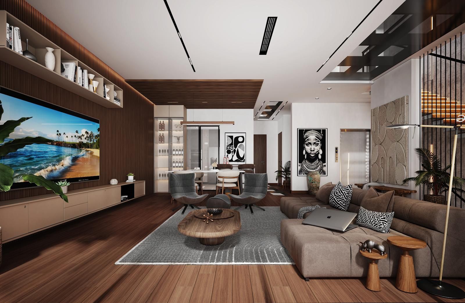 Sky Azure Villas living area